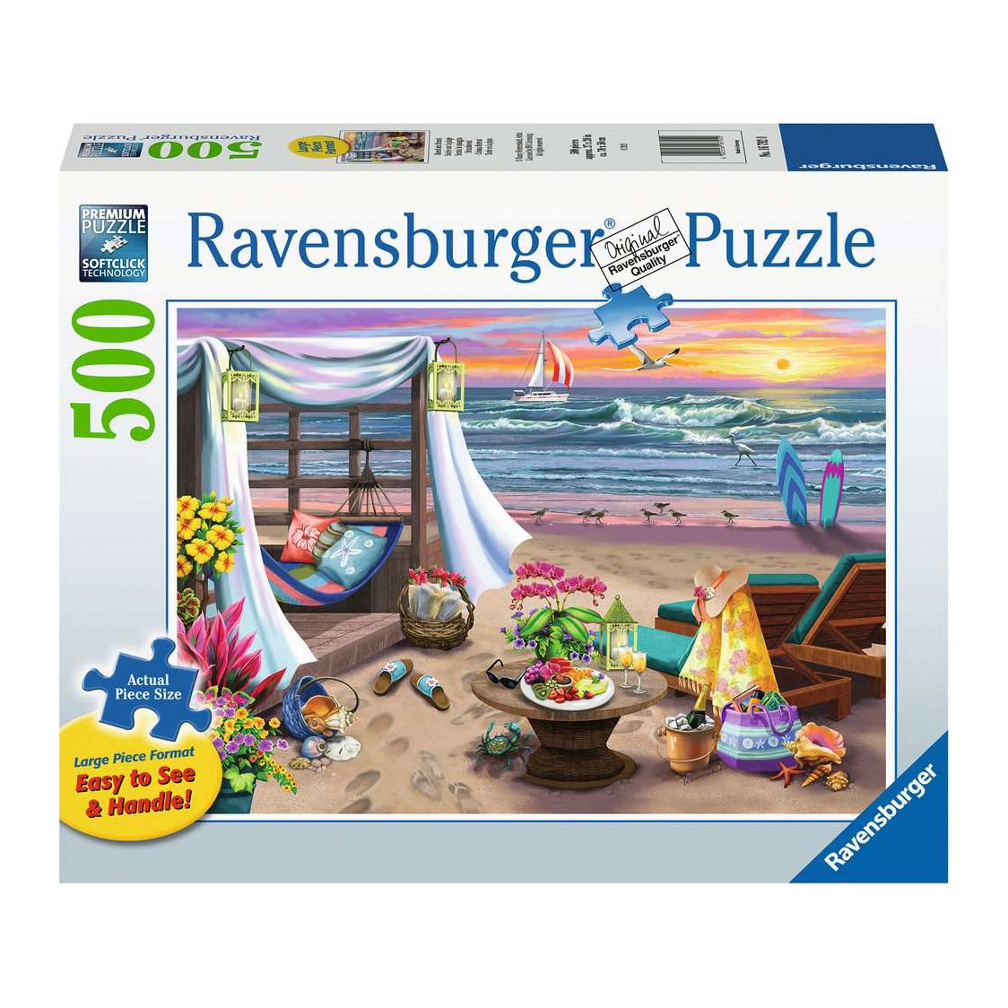 Ravensburger Cabana Retreat 500 Large Piece Puzzle 16792