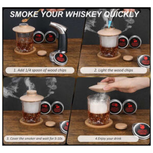 Cocktail Whiskey & Smoker Kit - Image 4