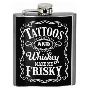 Spoontiques Tattoos and Whiskey Flask Image