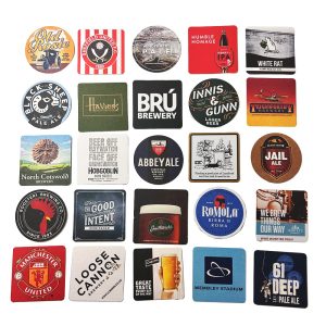 25 Traditional Beer Mats from the Pubs of Britain Image