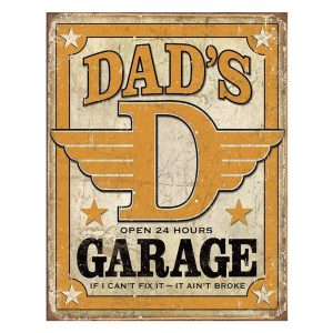 Dad's Garage Tin Sign