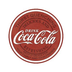 Coke Family and Friends - Round Tin Sign