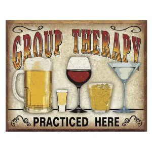 Group Therapy Tin Sign - Image 1