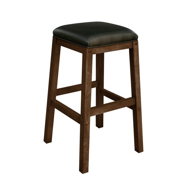 Heritage Backless Barstool in Nutmeg finish