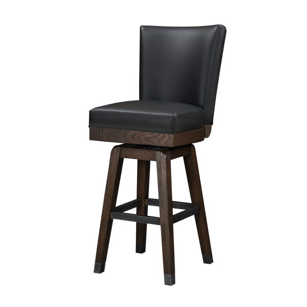 Harpeth Flex Back Barstool in Whiskey Barrel finish