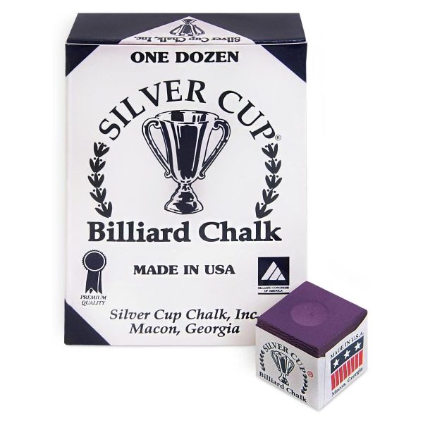 Master Billiard Chalk Pool Cue Chalk Premium Quality - 1 Dozen - Made in  The USA - Sky Blue