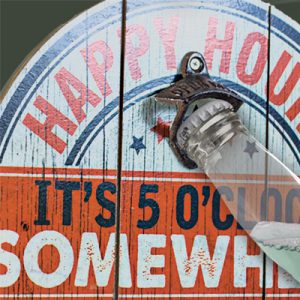 Happy Hour? Wall Mounted Bottle Opener Cap Catcher - Image 3