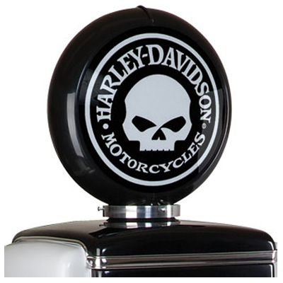 Harley-Davidson® Skull Gas Pump Display Case 1 HDL 19001AL