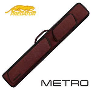 Predator Metro Red Hard Pool Cue Case - 3 Butts x 5 Shafts