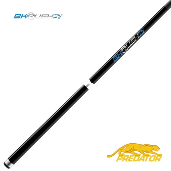 Predator BK Rush + Black Jump/Break Cue - No Wrap