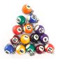 Pool Ball Keychain Set