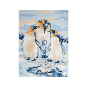 Royal and Langnickel Penguin Family Paint by Numbers Set Image