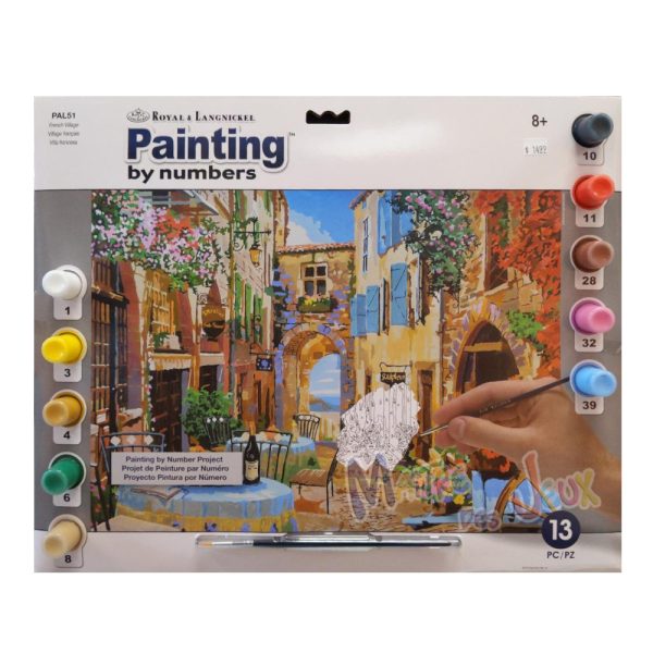 Royal and Langnickel French Village Paint by Numbers Set Image