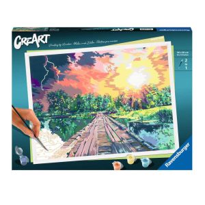Ravensburger CreArt Magical Light Paint by Numbers Set Image