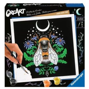 Ravensburger CreArt Pixie Cold Edition: Bee Paint by Numbers Set Image