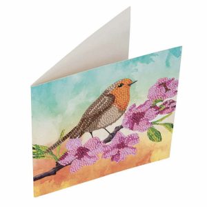 Craft Buddy Robin Crystal Art Card Kit