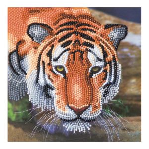 Craft Buddy Tiger Crystal Art Card Kit
