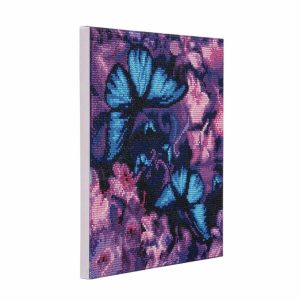 Craft Buddy Blue Violet Butterfly Large Crystal Art Kit