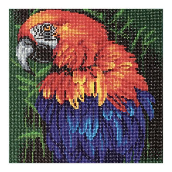 Craft Buddy Tropical Bird Medium Crystal Art Kit
