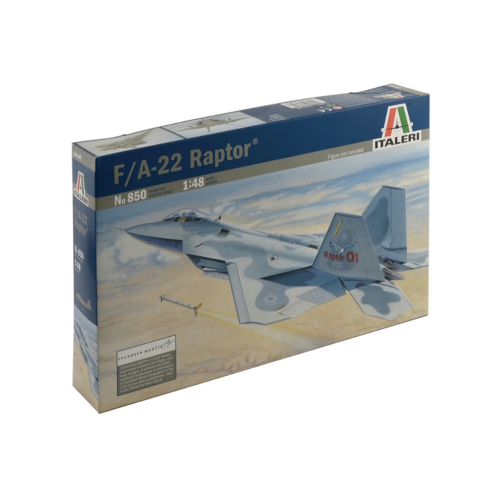 Italeri F-22 Raptor 1:48 Scale Model KIt (0850)