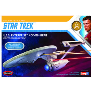 Polar Lights Star Trek U.S.S. Enterprise Refit Wrath of Khan Edition 1:1000 Scale Snap-Together Model Kit