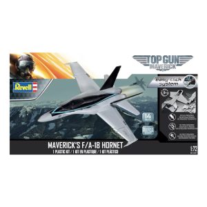 Revell Top Gun Maverick's F/A-18 Hornet 1:72 Scale Model Snap Kit (85-1267)