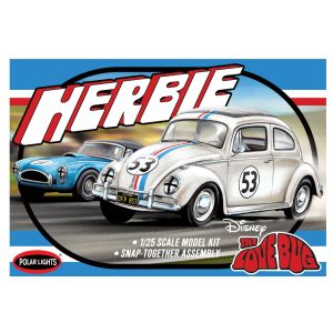 Polar Lights Herbie "The Love Bug" Volkswagen Beetle 1:25 Scale Snap-Together Model Kit