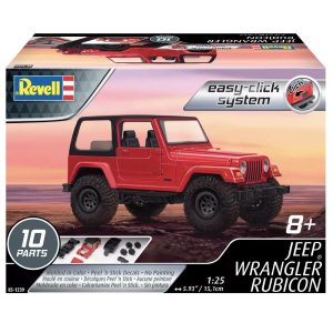Revell Jeep Wrangler Rubicon 1:25 Scale Model Snap Kit (1239)