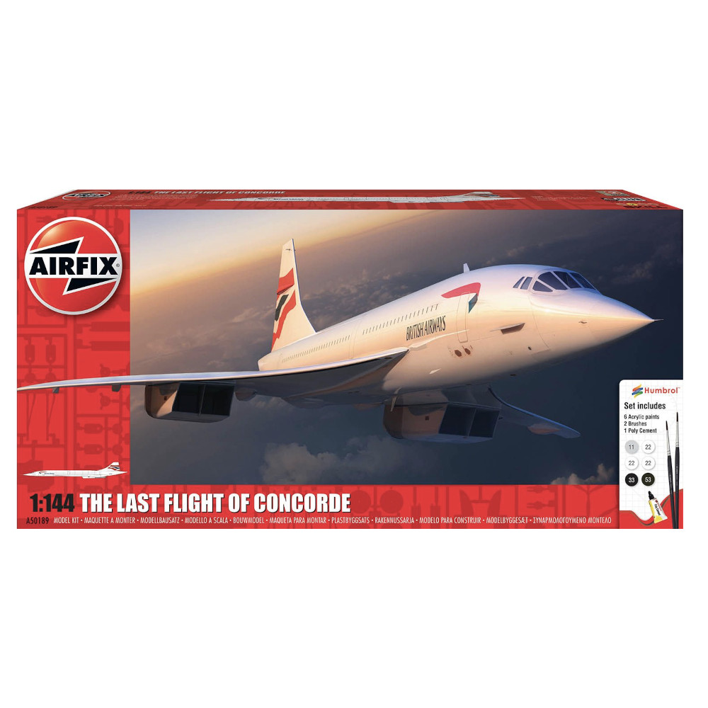 Hornby-Airfix Concord 1:144 Scale Model Kit (A50198)