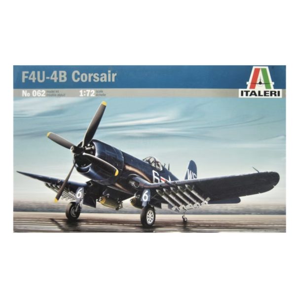 Italeri Corsair F - 4U/4B 1:72 Scale Model Kit (0062)