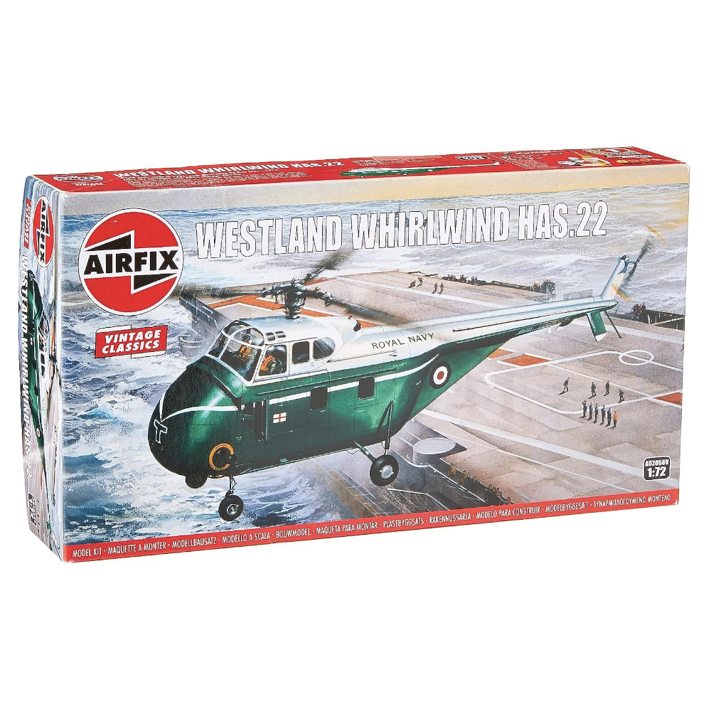 Hornby-Airfix Westland Whirlwind Helicopter HAS.22 1:72 Scale Model Kit ...