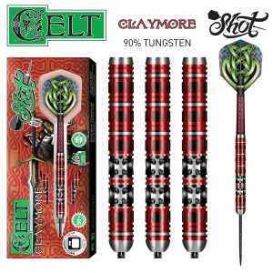 Shot Celt Claymore Steel Tip Dart Set