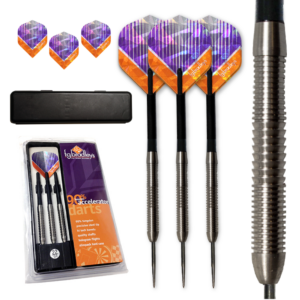 F.G. Bradley's 90% Accelerator Steel-tip Darts Set with Case