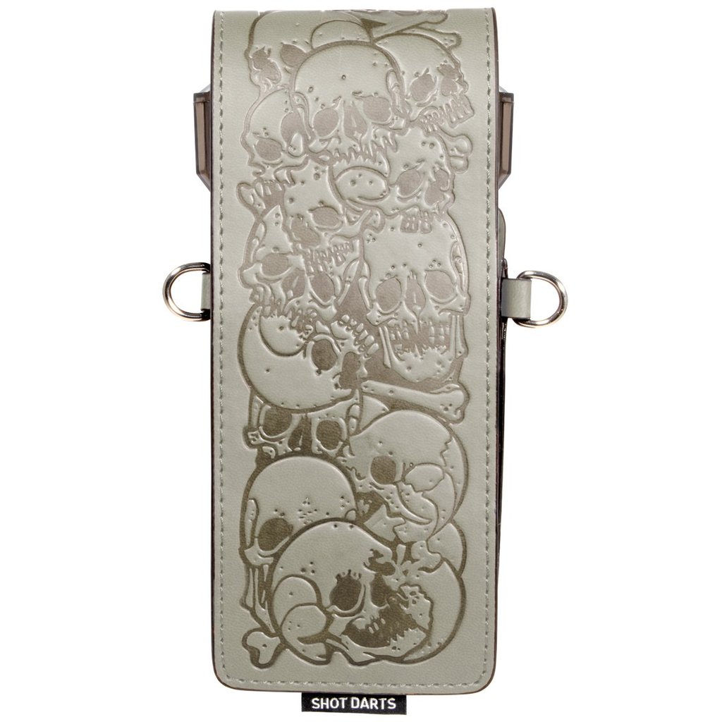 Shot Inked Skulls Dart Wallet - Grey