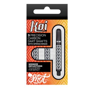 Shot Koi Carbon Pakati Dart Shaft Set - White - Image 3