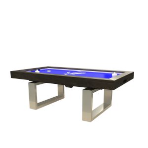 Bridge Air Hockey Table with Aluminum Legs in Birch and Walnut - 2 sizes