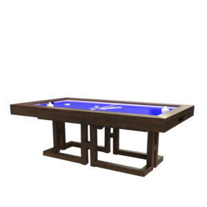 Maze Air Hockey Table in Birch and Walnut - 2 sizes
