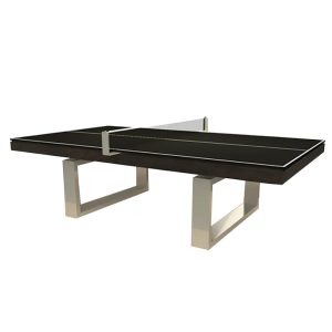 Bridge Table Tennis Table with Aluminum Legs in Birch or Walnut