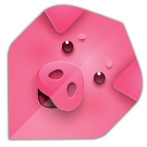 Pig Face Dart Flights - Image 1