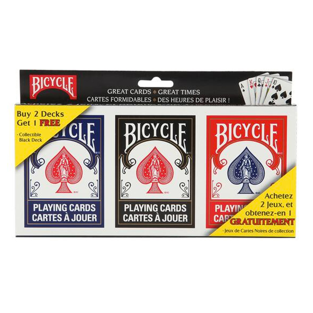 Bicycle Standard Index Playing Cards Value Pack - Triple Deck