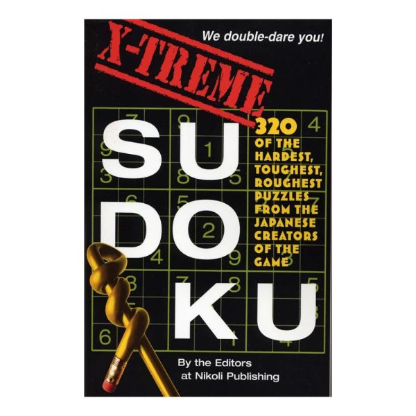 The next step, like having a whole book of just Saturday Times crossword puzzles. Even more fiendish, even more fun, X-treme Sudoku proudly presents 320 puzzles rated "Difficult" to "Very Difficult." These are the toughest, knottiest, most demanding Sudoku out there—prepare to have your brain cells crackle, your pencils melt, your mind obsessed with numbers and squares. No one is better than Nikoli at rounding up such a collection. A Japanese puzzle and game company that started the Sudoku craze over twenty years ago, Nikoli is known for creating the only handcrafted puzzles around. As Tim Preston, publishing director of Puzzler Media, Britain’s biggest seller of crossword and cryptogram puzzles, has said: "It is a matter of great pride to get your puzzle into one of Nikoli’s magazines. Handmade puzzles are much better. . . . It gives you the satisfaction that you are pitting your wits against an individual who has thought about what your next step would be and has tried to obscure the path." For X-treme Sudoku, the puzzle-makers at Nikoli went out of their way to obscure the path. There are puzzles with entire boxes empty. Puzzles with whole rows left blank. Puzzles that form mysteriously beautiful symmetries, but demand a calculating logic to solve.