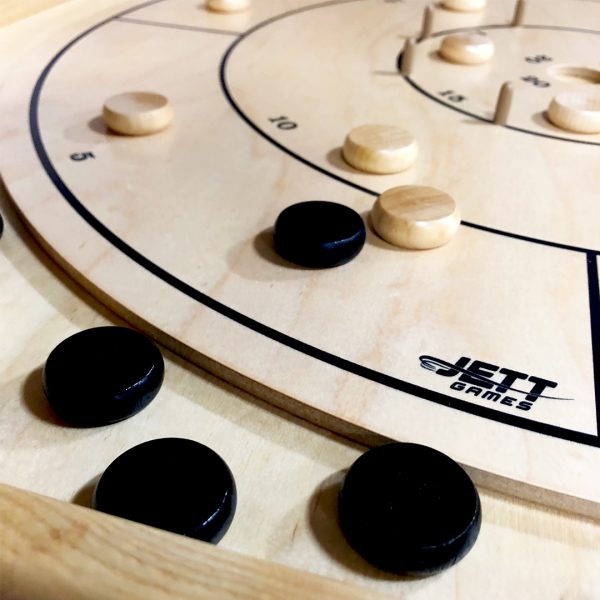 Deluxe Ash Crokinole Board