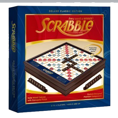 Scrabble Deluxe: Wood Edition