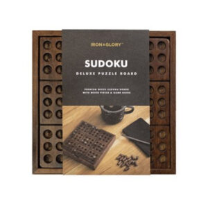 Iron & Glory Wooden Sudoku Puzzle Board