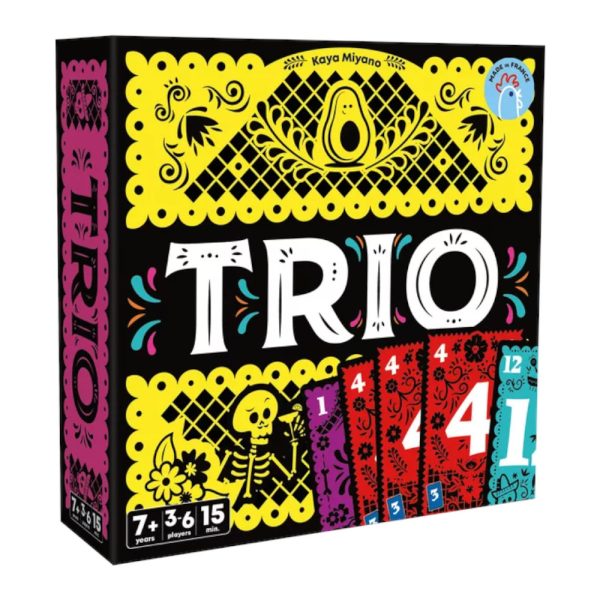 trio card game box image