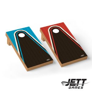 Jett Tournament Cornhole Blue and Red Image
