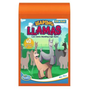 ThinkFun Flip N' Play: Leaping Llamas Travel Logic Game