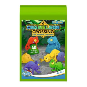 ThinkFun Flip N' Play: Chameleon Crossing Travel Logic Game for Road Trips, Plane Rides, and Vacations