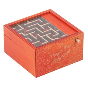 Last Exit - Wooden Puzzle Box with Labyrinth Top