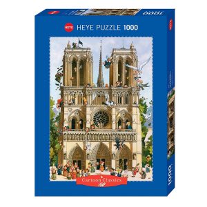 Heye Cartoon Classics: Vive Notre Dame! Puzzle Box Image